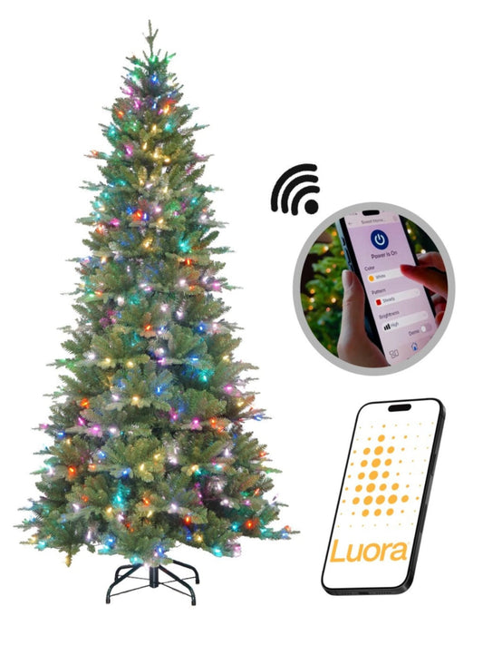 Luora Smart Christmas Trees, App Compatible with Amazon Alexa & Google Nest Voice Control